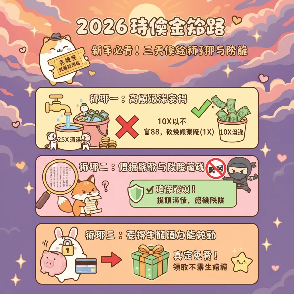2026 年體驗金常見陷阱與安全領取指南